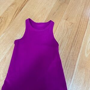 Lululemon align racerback high neck size 2. Great condition. Color magenta